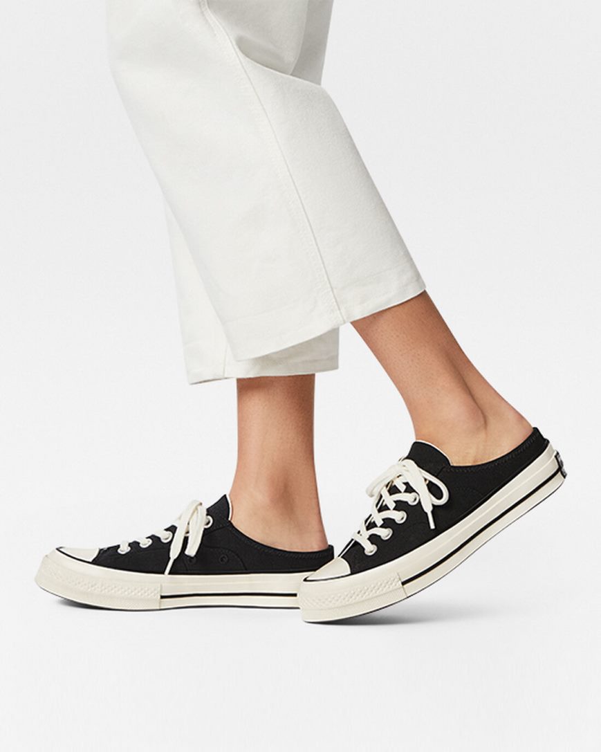 Tenisi Dama Converse Chuck 70 Mule Negrii | RO KXRJN208